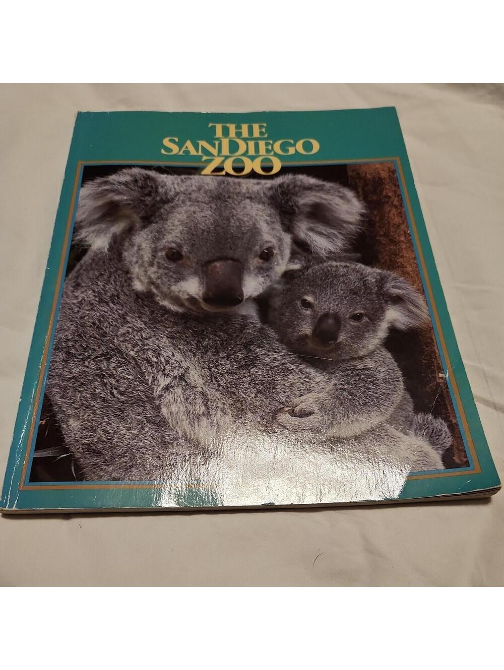 The San Diego Zoo Paperback Book Vintage 1983 Lots of Pictures